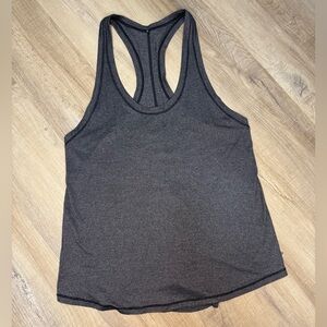 Lululemon Gray Racerback Tie It Up Singlet